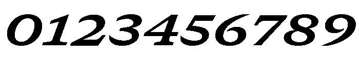 GTCanon SExtendedBoldItalic Font OTHER CHARS