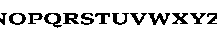 GTCanon SExtendedHeavy Font UPPERCASE