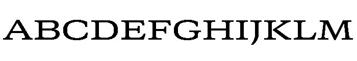 GTCanon SExtendedMedium 2 Font UPPERCASE