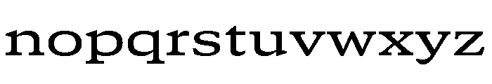 GTCanon SExtendedMedium 2 Font LOWERCASE
