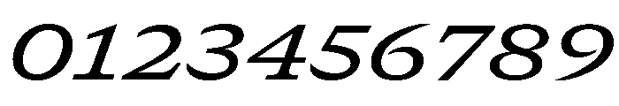 GTCanon SExtendedMediumItalic Font OTHER CHARS