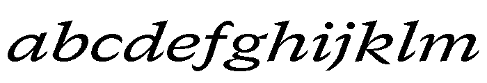 GTCanon SExtendedMediumItalic FONT