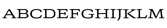 GTCanon SExtendedRegular 2 Font UPPERCASE