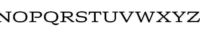 GTCanon SExtendedRegular 2 Font UPPERCASE
