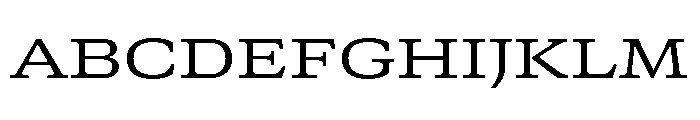 GTCanon SExtendedRegular Font UPPERCASE