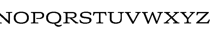 GTCanon SExtendedRegular Font UPPERCASE