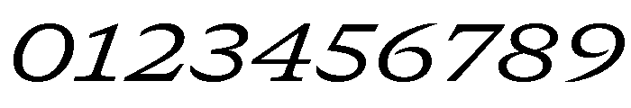 GTCanon SExtendedRegularItalic 2 Font OTHER CHARS