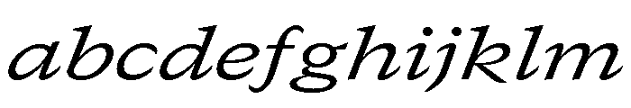 GTCanon SExtendedRegularItalic 2 FONT
