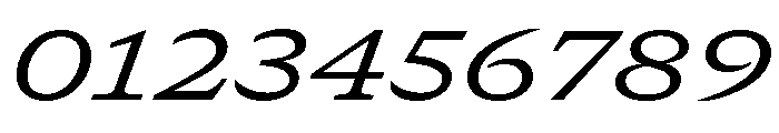 GTCanon SExtendedRegularItalic Font OTHER CHARS