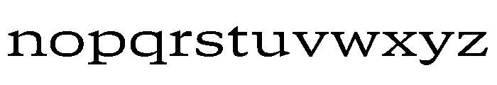 GTCanon SExtendedRegular Font LOWERCASE