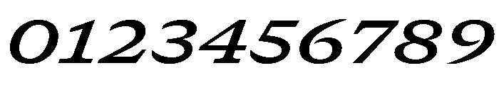 GTCanon SExtendedSemiboldItalic Font OTHER CHARS