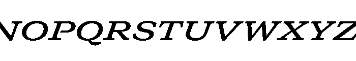 GTCanon SExtendedSemiboldItalic Font UPPERCASE