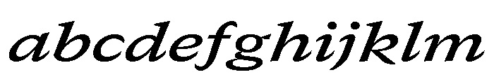 GTCanon SExtendedSemiboldItalic FONT