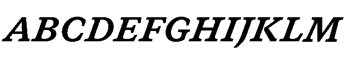 GTCanon SHeavyItalic 2 Font UPPERCASE