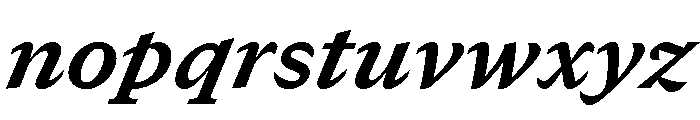 GTCanon SHeavyItalic 2 Font LOWERCASE