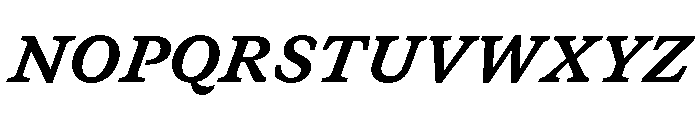 GTCanon SHeavyItalic Font UPPERCASE