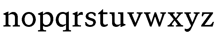 GTCanon SMedium 2 Font LOWERCASE