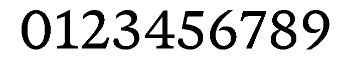 GTCanon SMedium Font OTHER CHARS