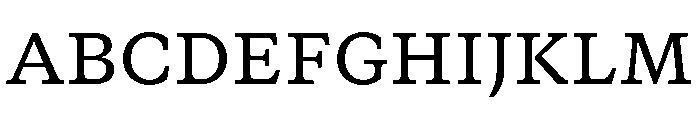 GTCanon SMedium Font UPPERCASE