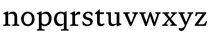 GTCanon SMedium Font LOWERCASE