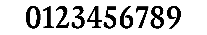 GTCanon SNarrowBold 2 Font OTHER CHARS