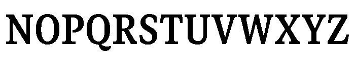 GTCanon SNarrowBold Font UPPERCASE