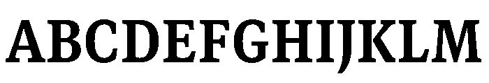 GTCanon SNarrowHeavy Font UPPERCASE