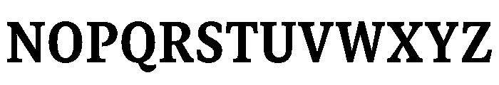 GTCanon SNarrowHeavy Font UPPERCASE