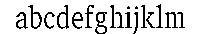 GTCanon SNarrowLight 2 FONT