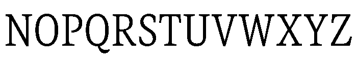 GTCanon SNarrowLight Font UPPERCASE
