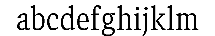 GTCanon SNarrowLight FONT