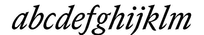 GTCanon SNarrowMediumItalic FONT