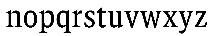 GTCanon SNarrowMedium Font LOWERCASE