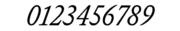 GTCanon SNarrowRegularItalic 2 Font OTHER CHARS
