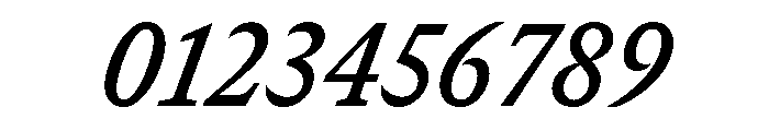 GTCanon SNarrowSemiboldItalic Font OTHER CHARS