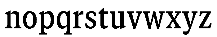 GTCanon SNarrowSemibold Font LOWERCASE