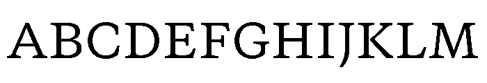 GTCanon SRegular 2 Font UPPERCASE