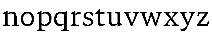 GTCanon SRegular 2 Font LOWERCASE