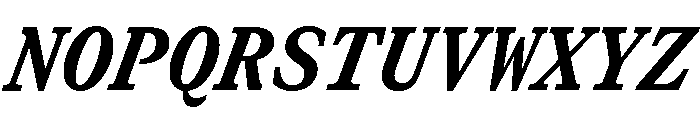GTCanonMono HeavyItalic 2 Font UPPERCASE