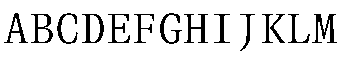 GTCanonMono Light Font UPPERCASE