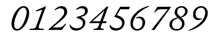 GTCanonMono LightItalic Font OTHER CHARS
