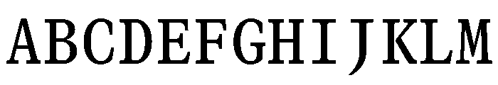 GTCanonMono Medium Font UPPERCASE