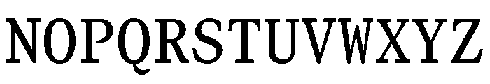 GTCanonMono Medium Font UPPERCASE
