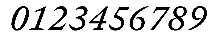 GTCanonMono MediumItalic 2 Font OTHER CHARS