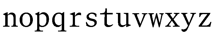 GTCanonMono Regular Font LOWERCASE