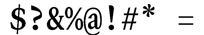 GTCanonMono Semibold Font OTHER CHARS