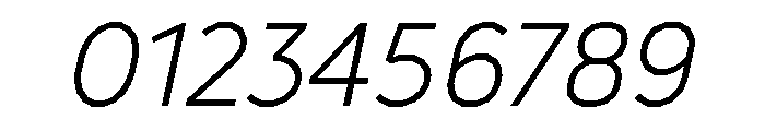 GTCinetype LightItalic 2 Font OTHER CHARS