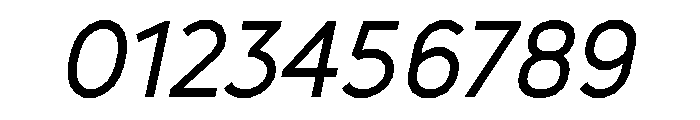 GTCinetype RegularItalic 2 Font OTHER CHARS