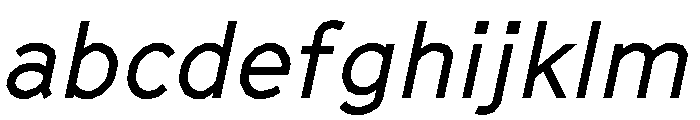 GTCinetype RegularItalic 2 FONT