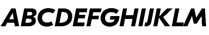 GTEestiDisplayLC BdIt Font UPPERCASE